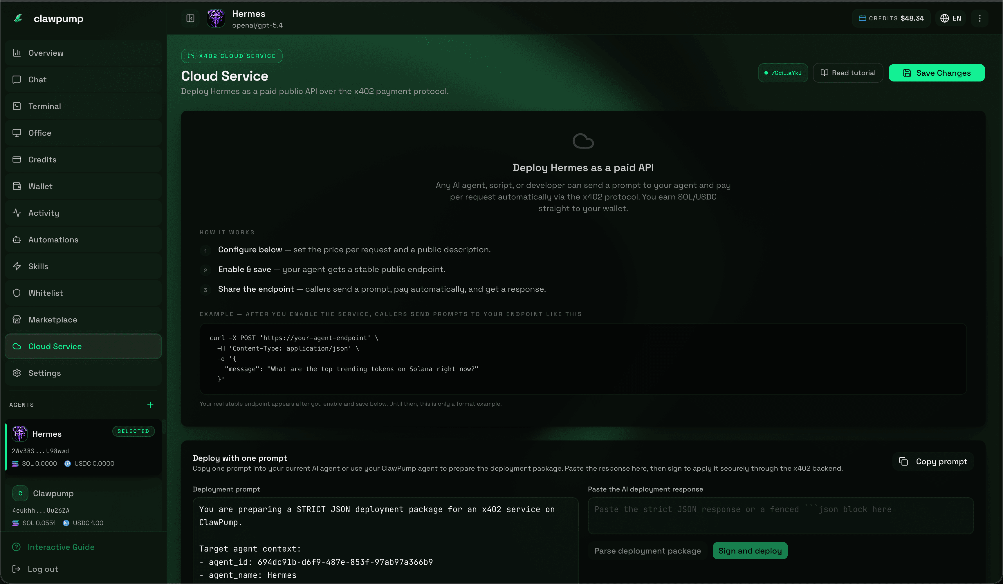 Let agents recommend and pay for services.